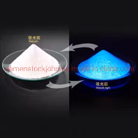 Polvo de pigmento fotoluminiscente con color verde